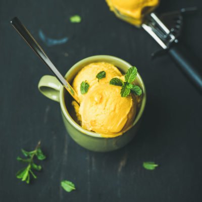 Sorbet à la mangue fraîche