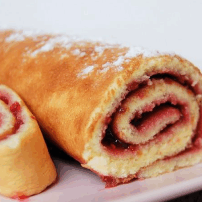 Biscuit roulé à la confiture