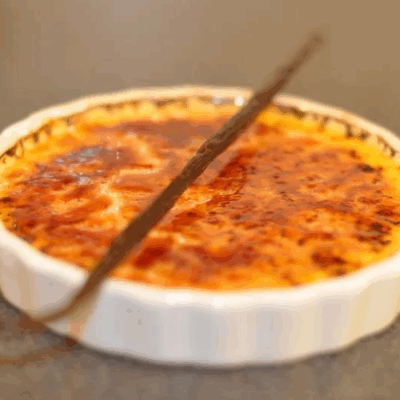 Crème brûlée à la vanille